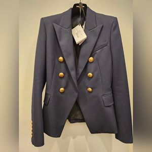 Balmain navy wool blazer